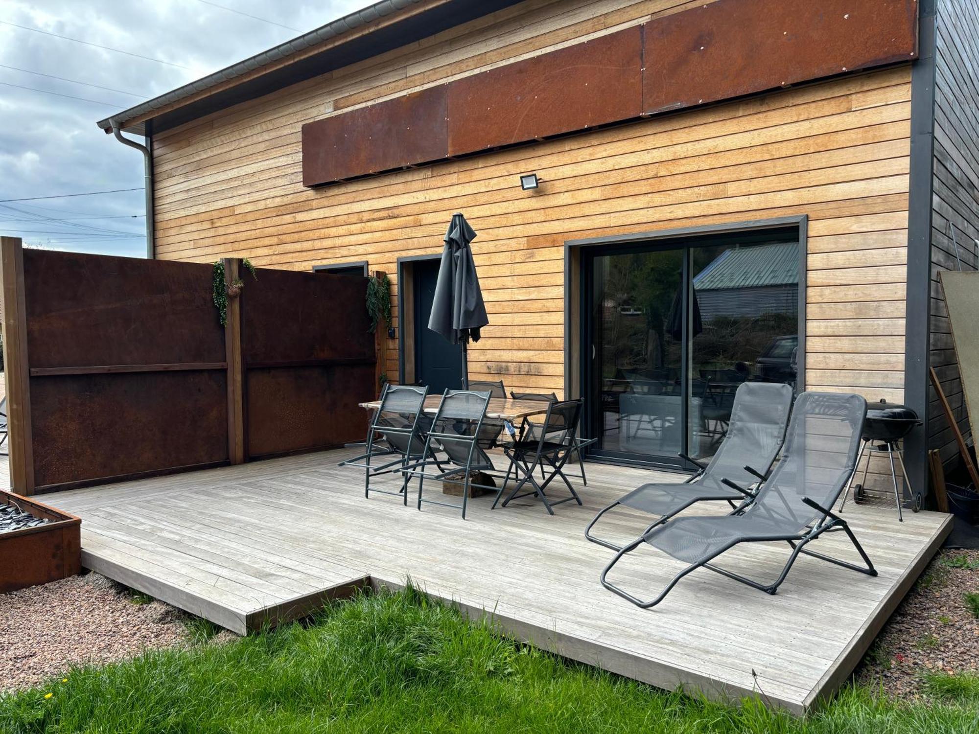 Duplex Le Corten, Terrasse Et Jardin Gérardmer Buitenkant foto